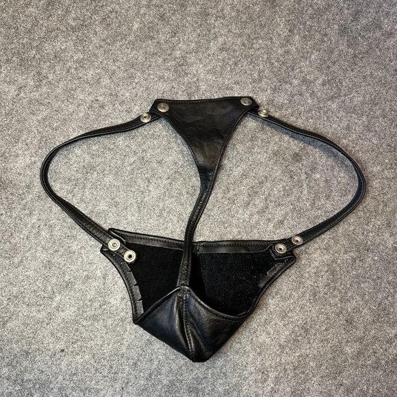 Vintage Mr. S Leather San Francisco Men’s Real Leather Jockstrap Rare Collectibl - Picture 7 of 12